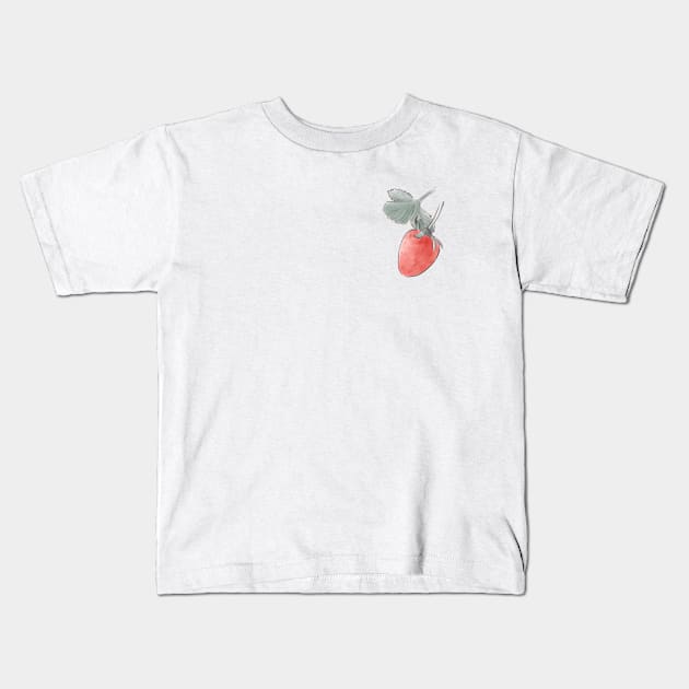 strawberry Kids T-Shirt by niaarts